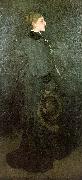 James Abbott McNeil Whistler Arrangement in Brown and Black oil painting artist